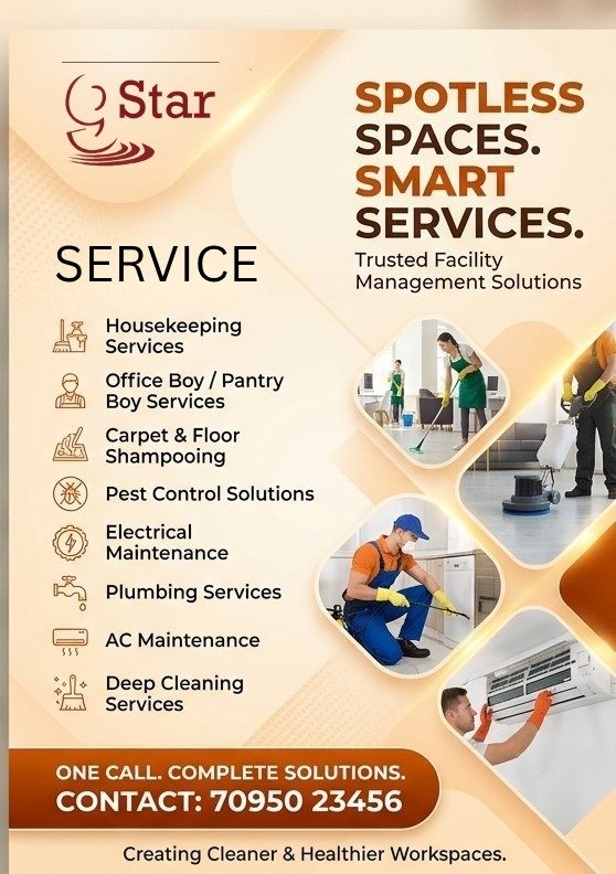 House Keeping Services in Hyderabad | Professional Cleaning Solutions by 9 Star Agency