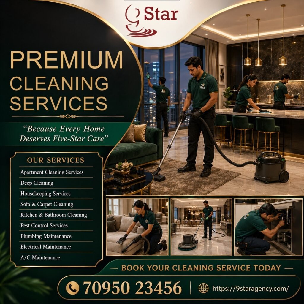 Reliable Facility Management Hyderabad | 9Star Agency