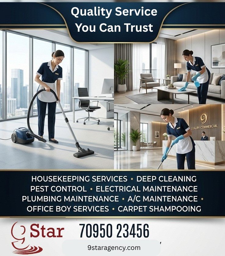 Gated Community Housekeeping Services | Professional Cleaning by 9 Star Facility Services