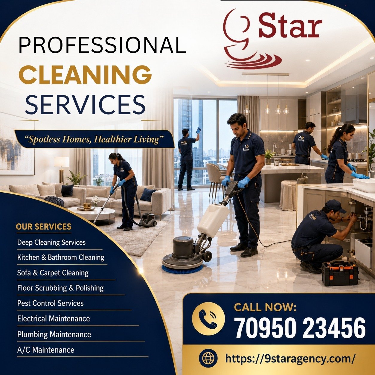 Affordable Commercial Housekeeping Services in Hyderabad with Trained Staff