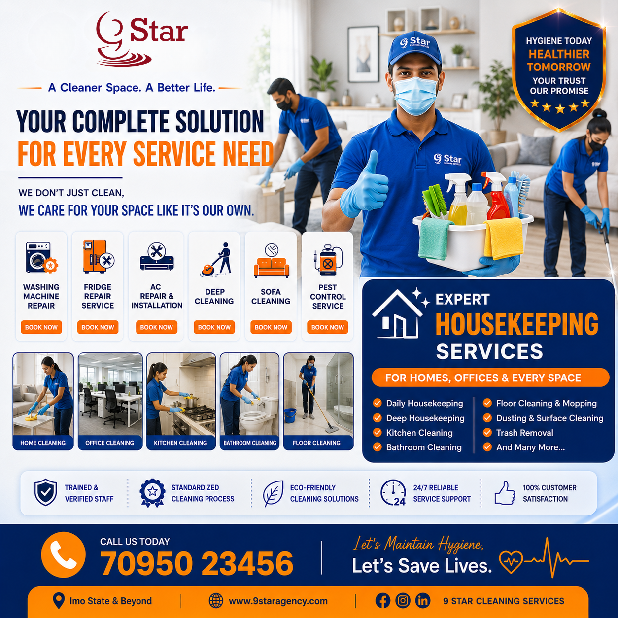 Commercial Cleaning Company Near Me | 9 Star Facility Services
