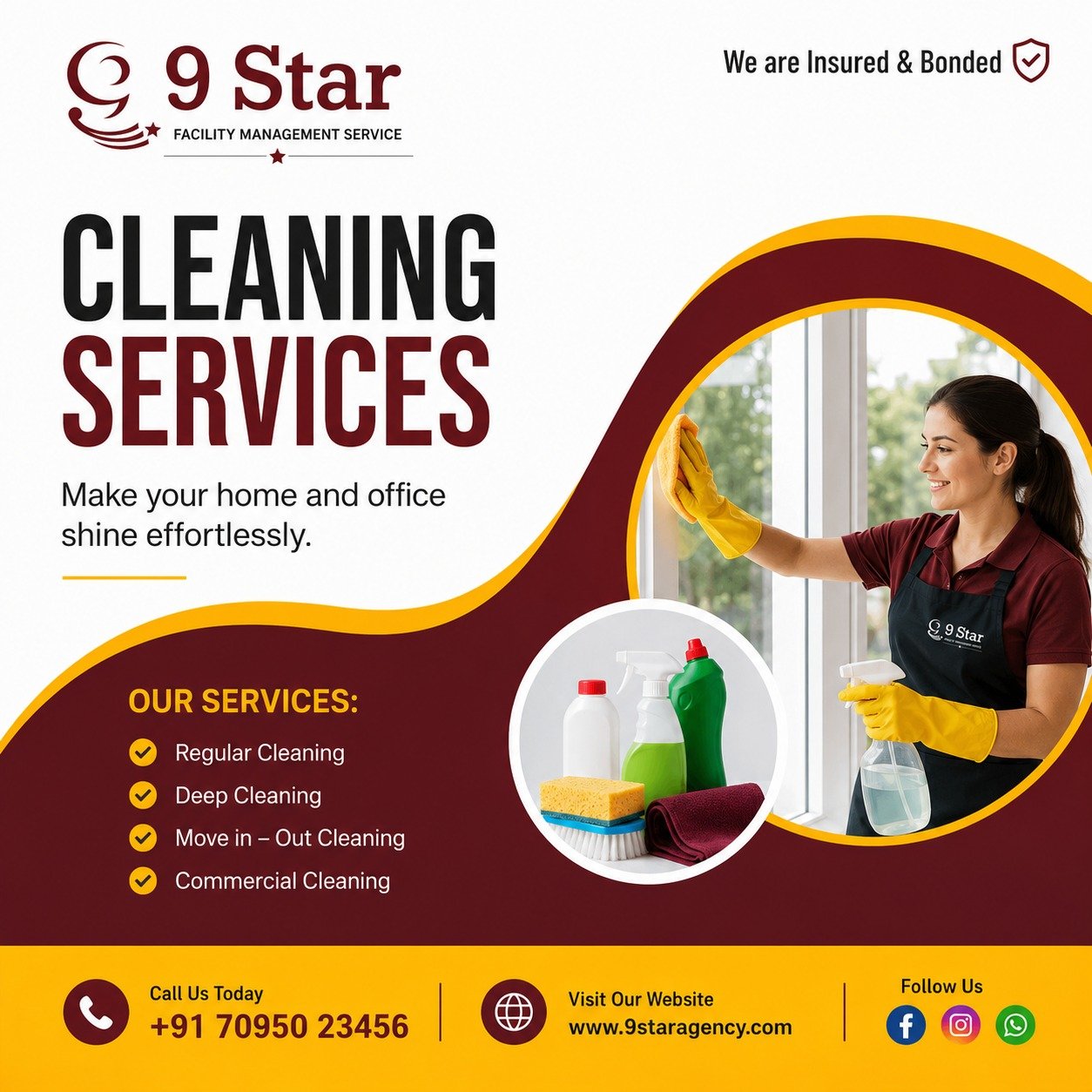 Commercial Housekeeping Services in Hyderabad | 9 Star Facility Services