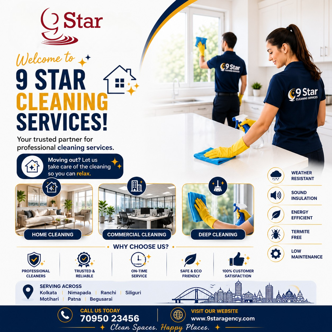 Housekeeping Agency Hyderabad | 9 Star Facility Services