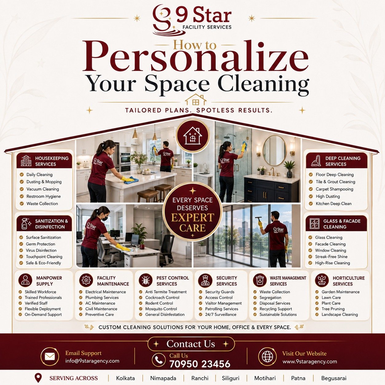 Best Commercial Housekeeping Services in Hyderabad with Trained Staff